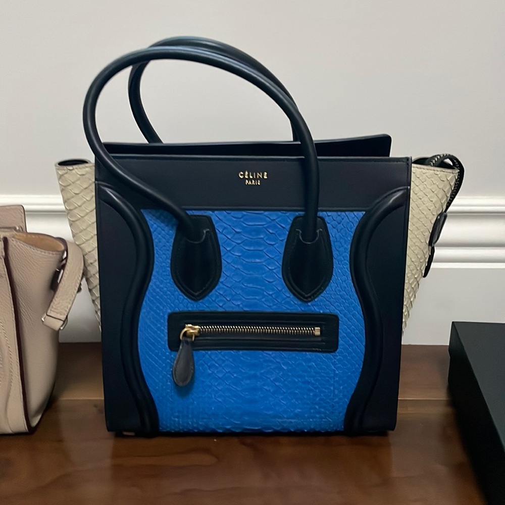 Celine Python Luggage - Picture 1 of 4